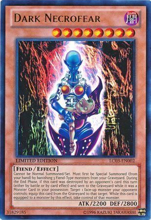 Dark Necrofear - LC03-EN002 - Ultra Rare Limited Edition Legendary Collection 3: Yugi&#39;s World 1st Edition Singles