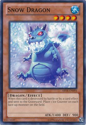 Snow Dragon - ABYR-EN094 - Common Unlimited Abyss Rising Unlimited Singles