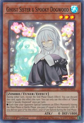 Ghost Sister &amp; Spooky Dogwood - MP22-EN259 - Super Rare 1st Edition 2022 Mega-Tin: Pharaoh&#39;s Gods 1st Edition Singles