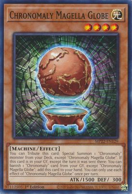 Chronomaly Magella Globe - MP22-EN129 - Common 1st Edition 2022 Mega-Tin: Pharaoh&#39;s Gods 1st Edition Singles
