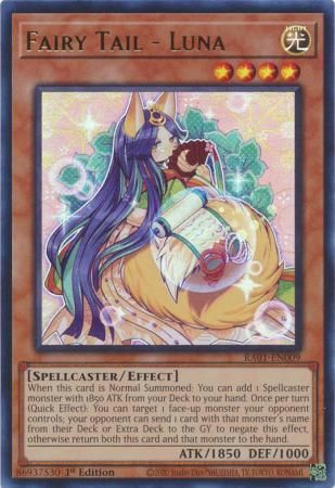Fairy Tail - Luna - RA01-EN009 - Ultra Rare 25th Anniversary Rarity Collection Singles
