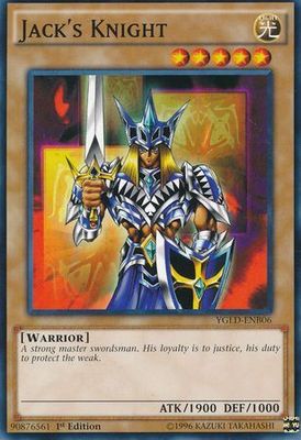 Jack&#39;s Knight - YGLD-ENB06 - Common 1st Edition Yugi&#39;s Battle City Deck 1st Edition (YGLD-ENB)