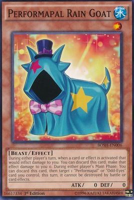 Performapal Rain Goat - BOSH-EN006 - Common 1st Edition Breakers of Shadow 1st Edition Singles