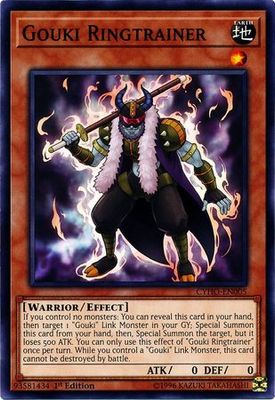 Gouki Ringtrainer - CYHO-EN005 - Common 1st Edition Cybernetic Horizon 1st Edition Singles