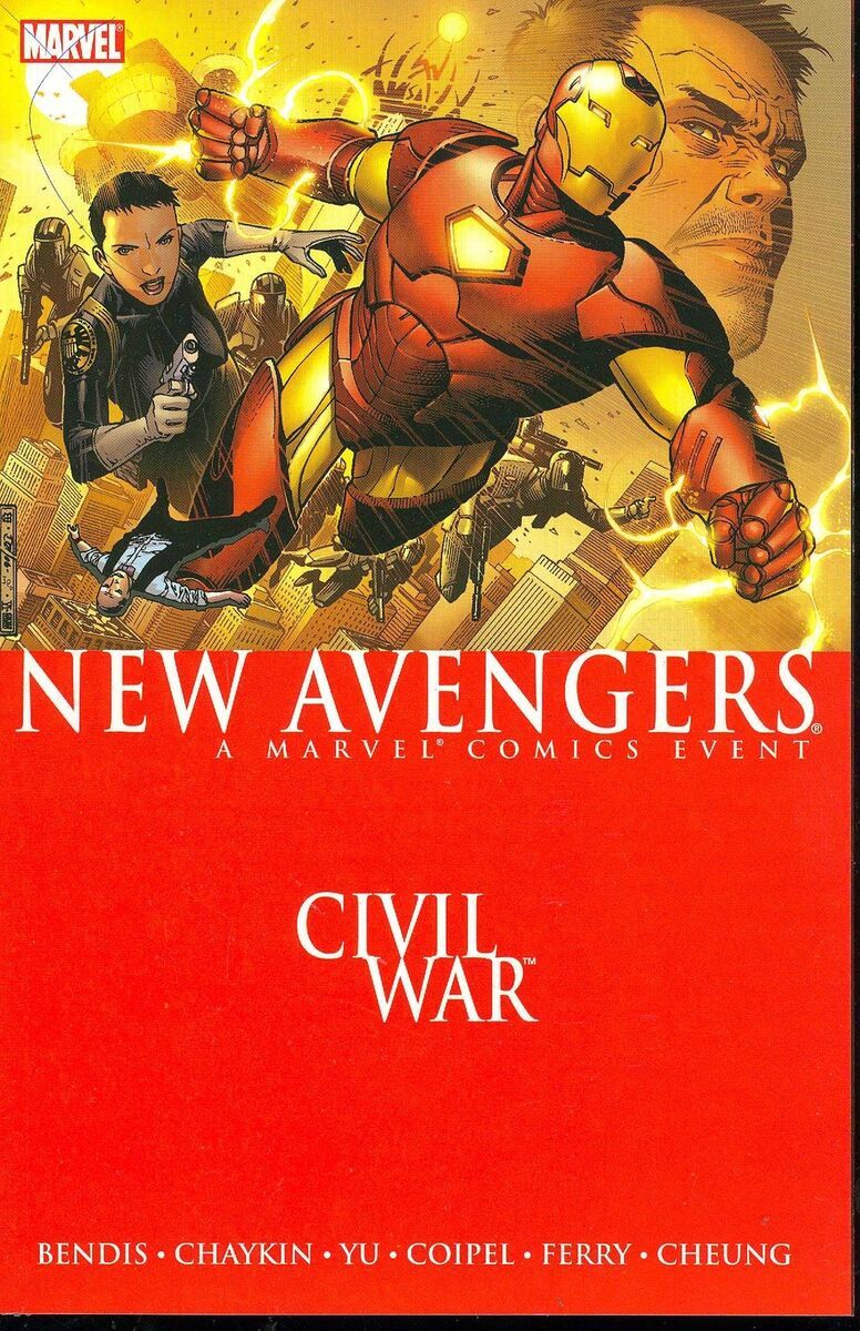 SH8 New Avengers Civil War Comic Libro Marvel Ingles