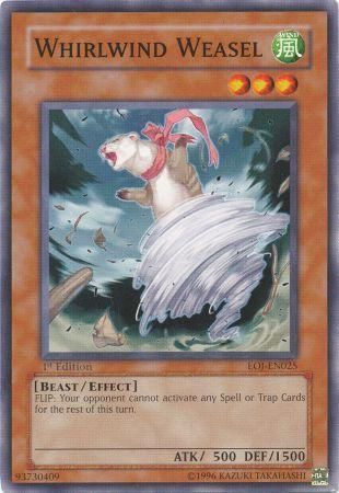 Whirlwind Weasel - EOJ-EN025 - Common 1st Edition Enemy Of Justice [EOJ] 1st Edition Singles
