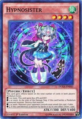 Hypnosister - DUEA-EN043 - Super Rare 1st Edition Duelist Alliance 1st Edition Singles (espanol)