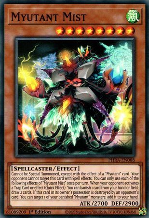 Myutant Mist - PHRA-EN088 - Super Rare 1st Edition Phantom Rage 1st Edition Singles [PHRA]