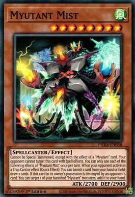 Myutant Mist - PHRA-EN088 - Super Rare 1st Edition Phantom Rage 1st Edition Singles [PHRA]