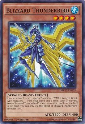 Blizzard Thunderbird - MP15-EN005 - Common 1st Edition Yu-Gi-Oh! 2015 Mega-Tins [MP15]