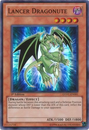 Lancer Dragonute - EXVC-EN091 - Super Rare 1st Edition Extreme Victory 1st Edition Singles