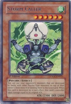 Storm Caller - CSOC-EN022 - Rare 1st Edition Crossroads of Chaos [CSOC] 1st Edition Singles