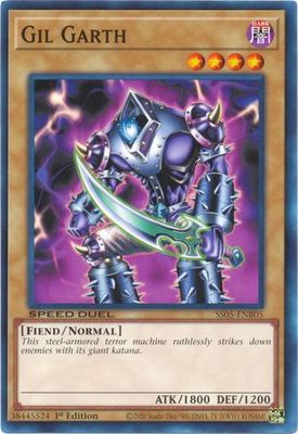 Gil Garth - SS05-ENB05 - Common 1st Edition Speed Duel Starter Decks: Twisted Nightmares Singles