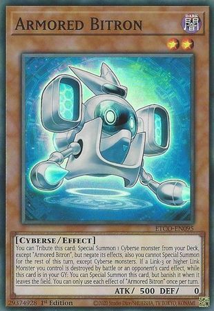 Armored Bitron - ETCO-EN095 - Super Rare 1st Edition Eternity Code 1st Edition Singles (espanol)
