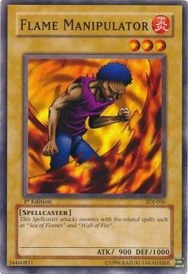 Flame Manipulator - SDJ-006 - Common 1st Edition Starter Deck: Joey [SDJ] 1st Edition Singles