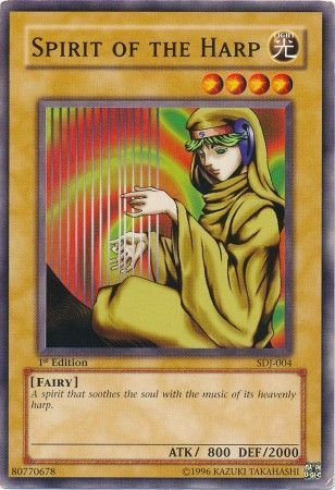 Spirit of the Harp - SDJ-004 - Common 1st Edition Starter Deck: Joey [SDJ] 1st Edition Singles