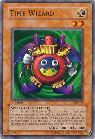 Time Wizard - SDJ-015 - Common 1st Edition Starter Deck: Joey [SDJ] 1st Edition Singles