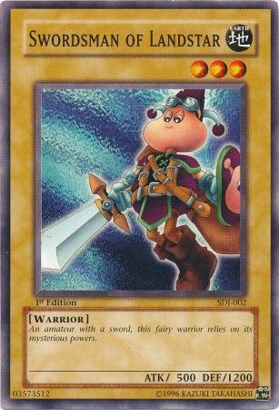 Swordsman of Landstar - SDJ-002 - Common 1st Edition Starter Deck: Joey [SDJ] 1st Edition Singles