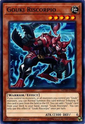 Gouki Riscorpio - MP18-EN040 - Rare 1st Edition 2018 Mega-Tins Singles