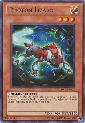 Photon Lizard - ORCS-EN007 - Rare Unlimited Order of Chaos Unlimited Singles