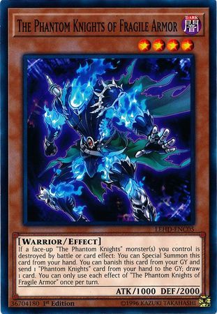 The Phantom Knights of Fragile Armor - LEHD-ENC05 - Common 1st Edition Legendary Hero Decks 1st Edition Singles