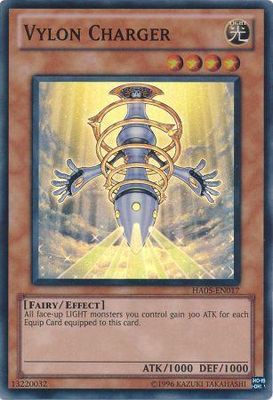 Vylon Charger - HA05-EN017 - Super Rare Unlimited Edition Hidden Arsenal 5 Unlimited Singles (espanol)