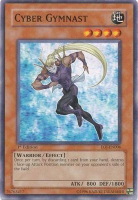 Cyber Gymnast - EOJ-EN006 - Common 1st Edition Enemy Of Justice [EOJ] 1st Edition Singles