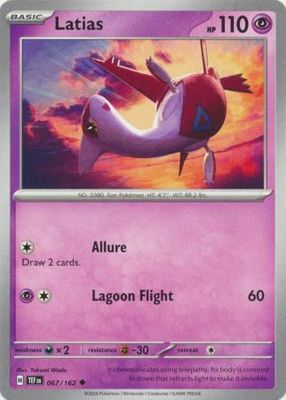 Latias - 067/162 - Uncommon Scarlet &amp; Violet: Temporal Forces Singles