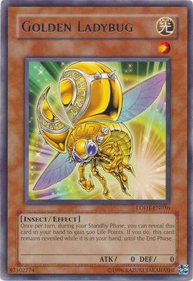 Golden Ladybug - LODT-EN036 - Rare Unlimited Light of Destruction [LODT] Unlimited Singles