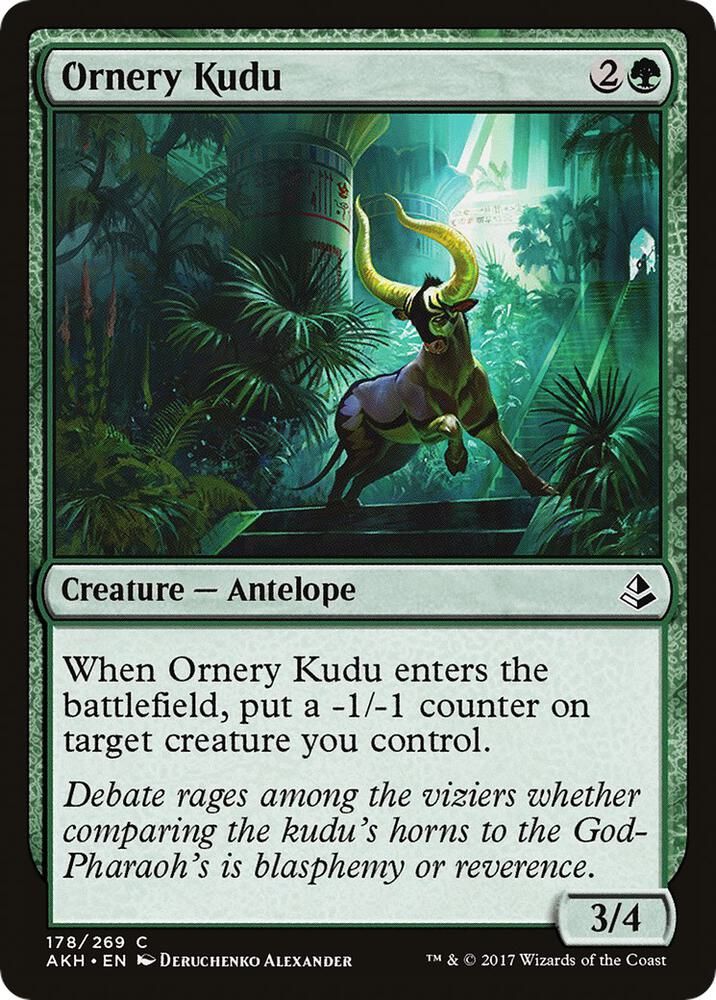 Ornery Kudu 178/269 - Amonkhet (AKH)