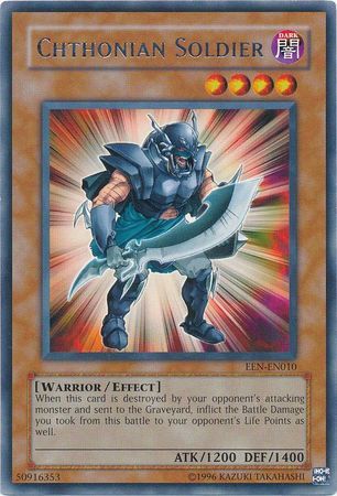 Chthonian Soldier - EEN-EN010 - Rare Unlimited Elemental Energy [EEN] Unlimited Singles