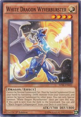 White Dragon Wyverburster - SDSE-EN022 - Common 1st Edition Structure Deck: Synchron Extreme 1st Edition Singles (espanol)