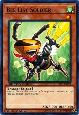 Bee List Soldier - SS03-ENB14 - Common 1st Edition Speed Duel Starter Decks: Ultimate Predators Singles