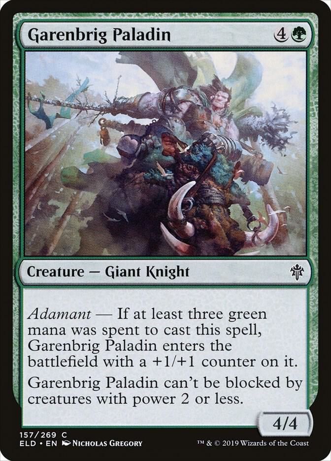 Garenbrig Paladin 157/269 - Throne of Eldraine (ELD)