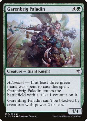 Garenbrig Paladin 157/269 - Throne of Eldraine (ELD)