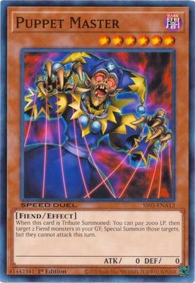 Puppet Master - SS05-ENA12 - Common 1st Edition Speed Duel Starter Decks: Twisted Nightmares Singles (espanol)