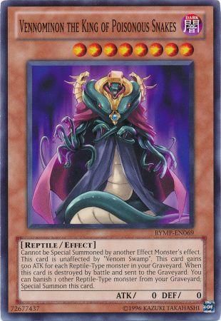 Vennominon the King of Poisonous Snakes - RYMP-EN069 - Common Unlimited Ra Yellow Mega Pack Unlimited Singles