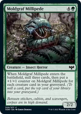 Moldgraf Millipede 209/277 - Innistrad: Crimson Vow (VOW)