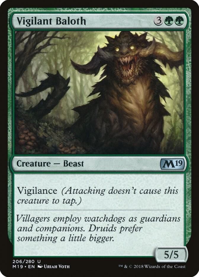 Vigilant Baloth 206/280 - Core Set 2019 (M19)