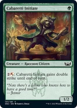 Cabaretti Initiate 137/281 - Streets of New Capenna (SNC) (Español)