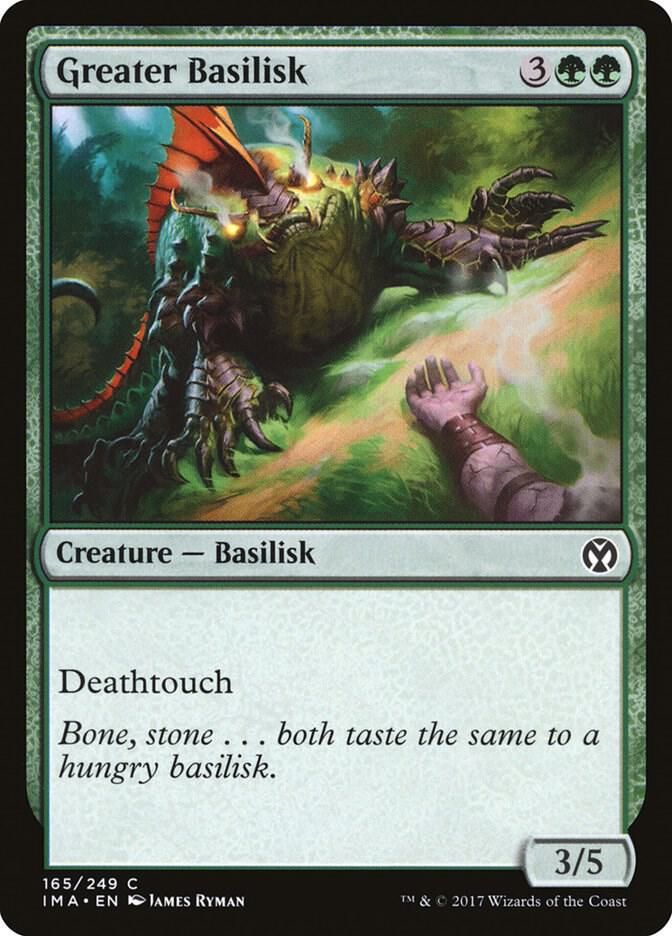 Greater Basilisk 165/249 - Iconic Masters (IMA)