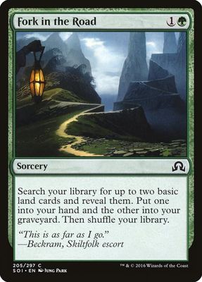 Fork in the Road 205/297 - Shadows over Innistrad (SOI) (Español)