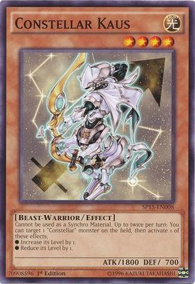 Constellar Kaus - SP15-EN008 - Common 1st Edition Star Pack ARC-V Singles