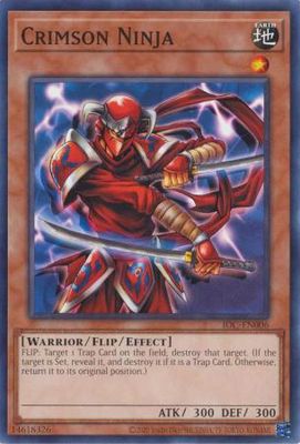 Crimson Ninja - IOC-EN006 - Common Unlimited (25th Reprint) Invasion of Chaos 25th Anniversary Singles