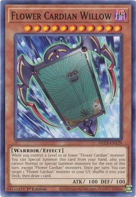 Flower Cardian Willow - DLCS-EN129 - Common 1st Edition Dragons of Legend The Complete Series 1st Edition Singles