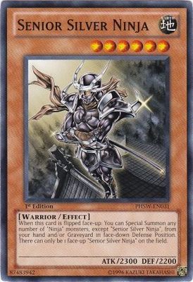Senior Silver Ninja - PHSW-EN031 - Common 1st Edition Photon Shockwave 1st Edition Singles