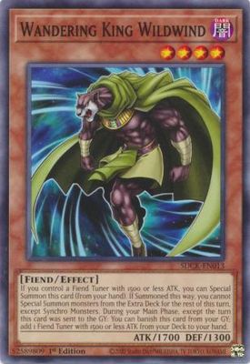 Wandering King Wildwind - SDCK-EN013 - Common 1st Edition The Crimson King [SDCK] 1st Edition Singles