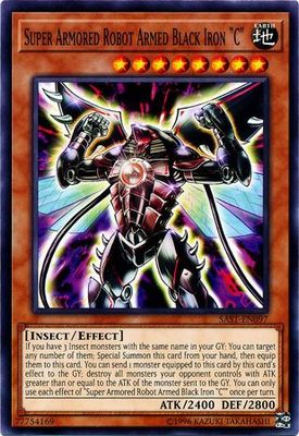 Super Armored Robot Armed Black Iron &quot;C&quot; - SAST-EN097 - Common Unlimited Savage Strike Unlimited Singles