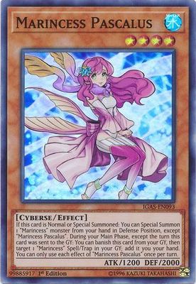 Marincess Pascalus - IGAS-EN093 - Super Rare 1st Edition Ignition Assault 1st Edition Singles