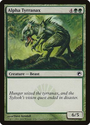 Alpha Tyrranax 109/249 - Scars of Mirrodin (SOM)